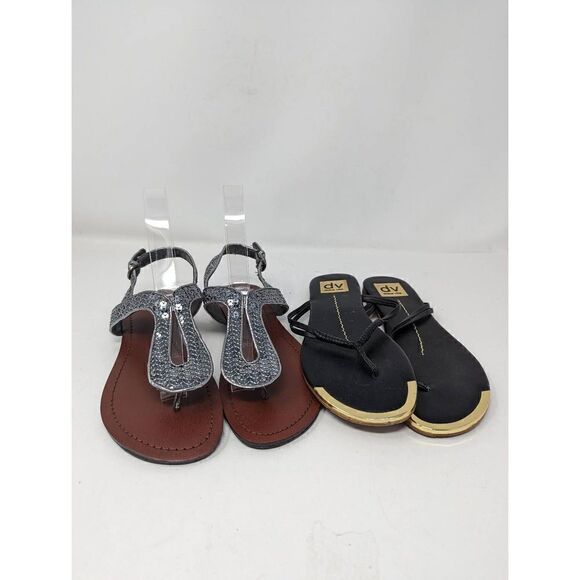 NEW SEQUIN SPARKLE BAKERS SANDALS - Picture 3 of 9